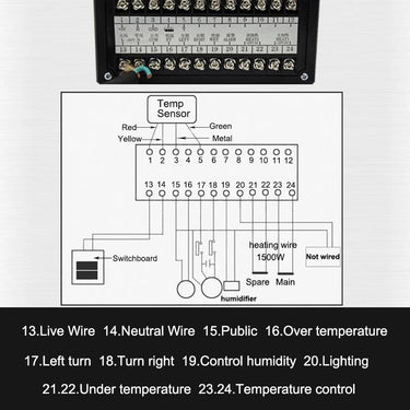 Yieryi Professional Egg Incubator Controller XM-18S Smart Thermostat Full Automatic Temperature Humidity Control AC110V-220V