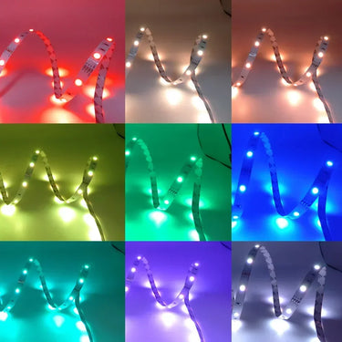 Led Light Tape Strips Rgb 5050 Smart Wifi Led Wall Room Light Usb Ribbon 20 Meters Ice String Colorful Children Into The Room