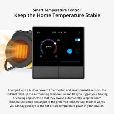 SONOFF NSPanel Pro Smart Home Control Panel Thermostst Power Consumption DIY Scene Wall Switch Module Support All Sonoff Devices